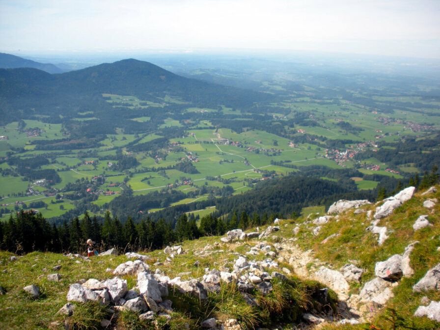 Ausblick vom Breitenstein in Richtung Nordwesten