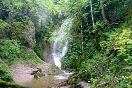 Der große Wasserfall im Falltobel ist ein echtes Highlight